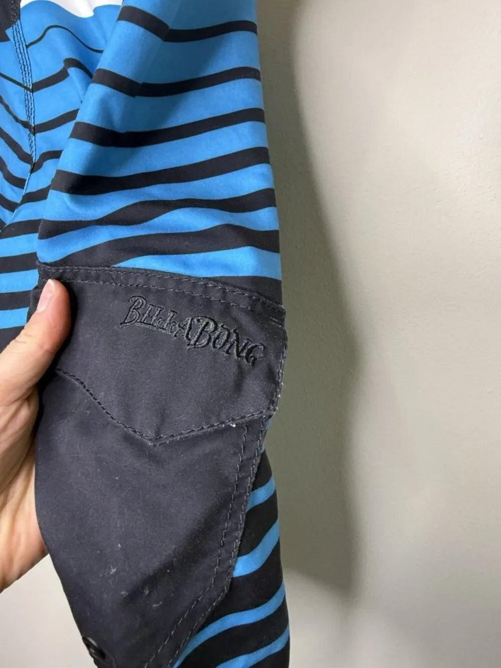 Vintage Y2K Billabong Board Shorts Swim Trunks Spell Out Color Block